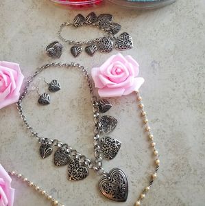 Heart Jewelry Set